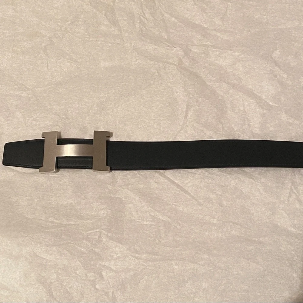 HERMES Constance belt buckle & Reversible leather strap 38 mm - Picture 3 of 8